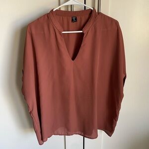 SHEIN Rust Blouse